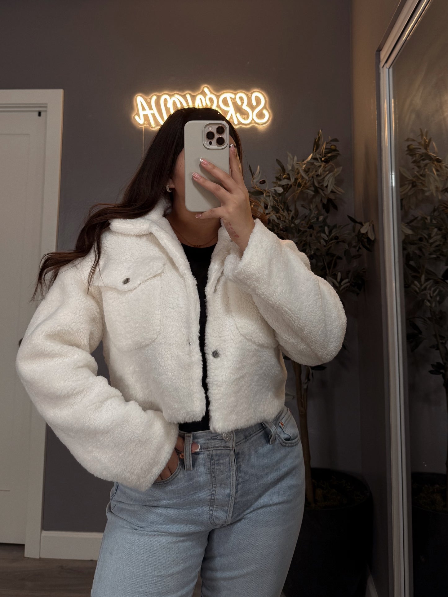 Ivory Teddy Coat