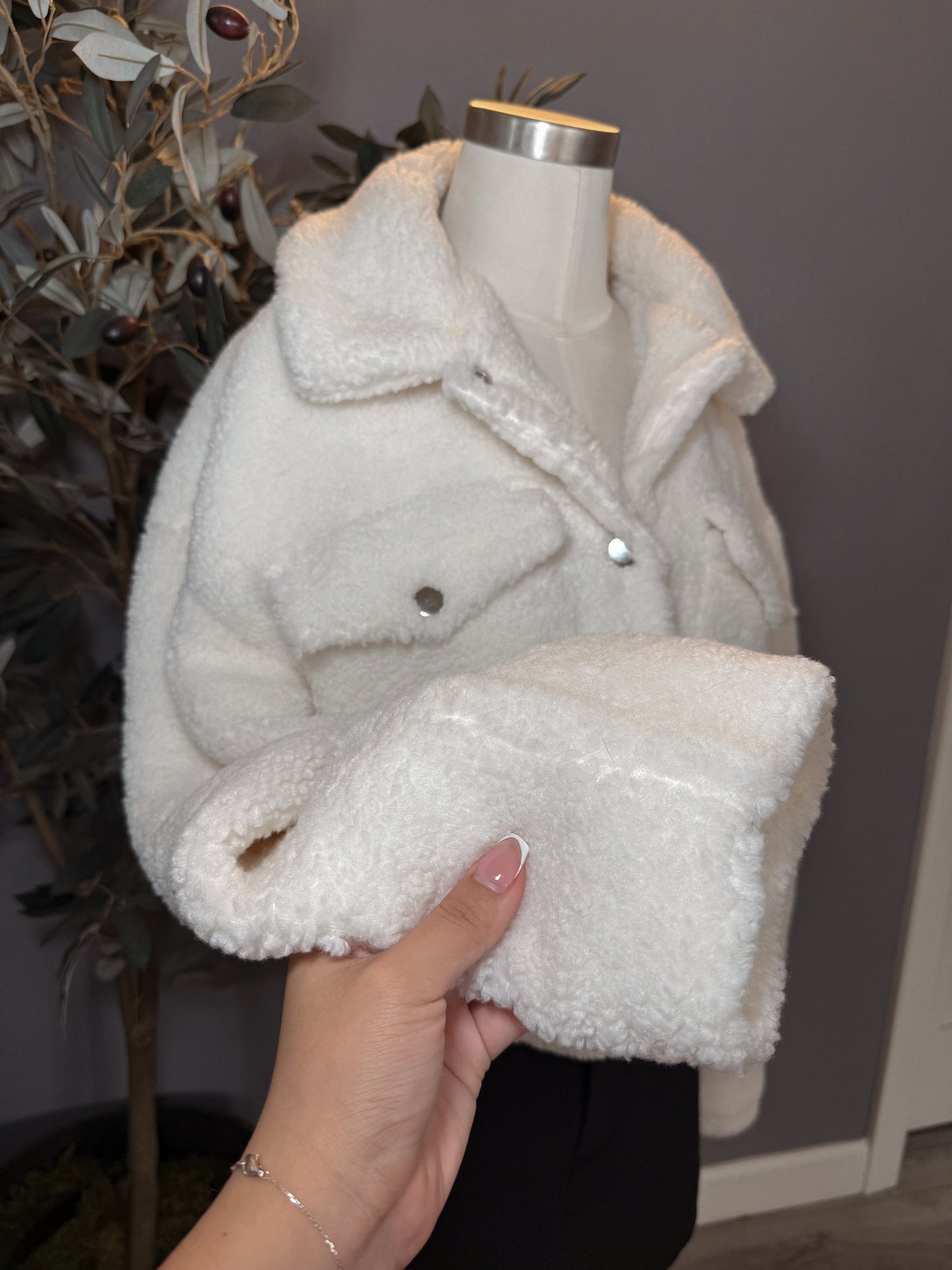 Ivory Teddy Coat