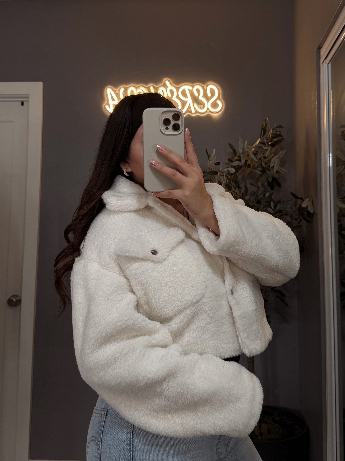 Ivory Teddy Coat