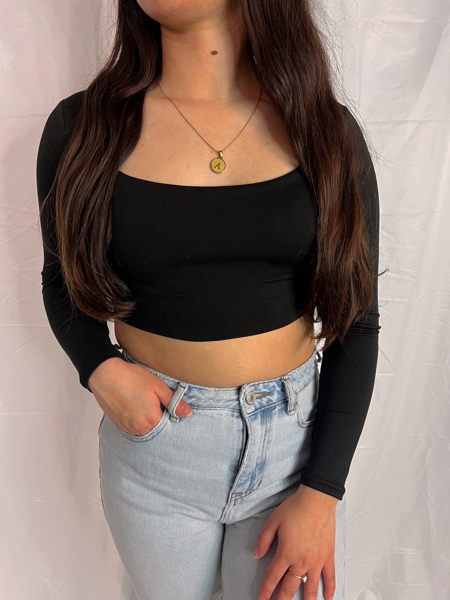 ZOE TOP ( BLACK )