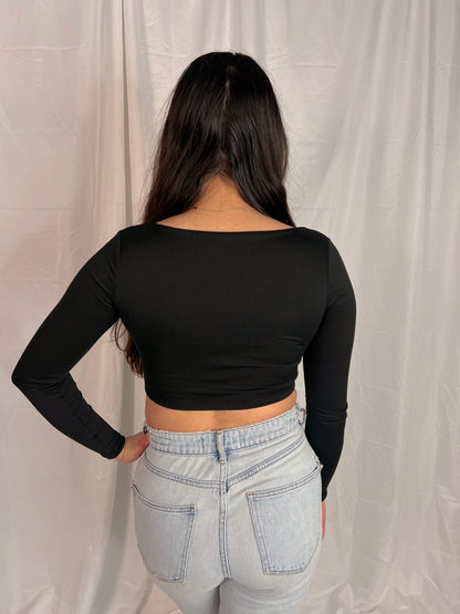 ZOE TOP ( BLACK )