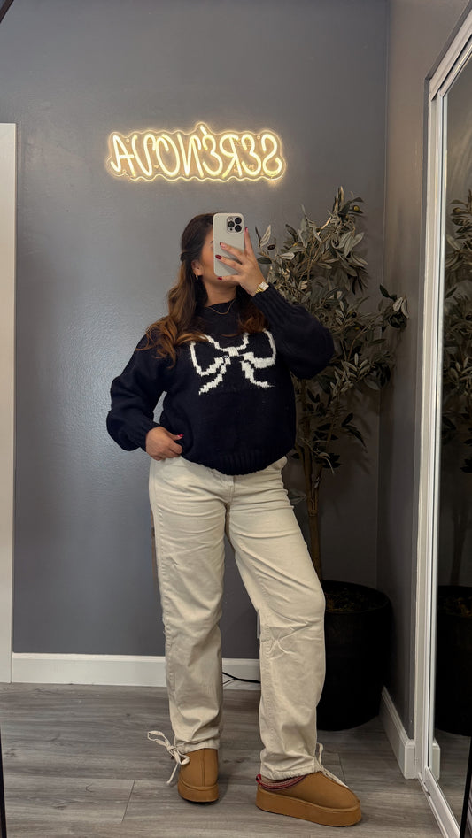 Navy Brit Sweater