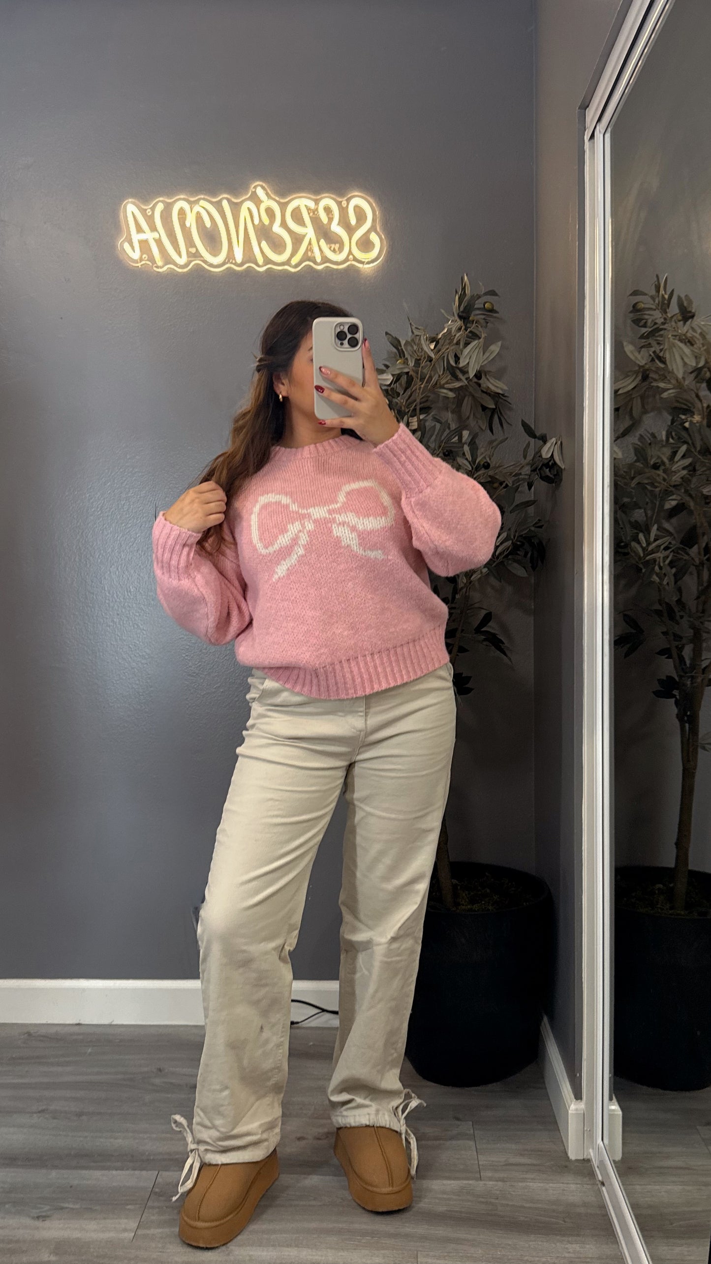 Pink Brit Sweater