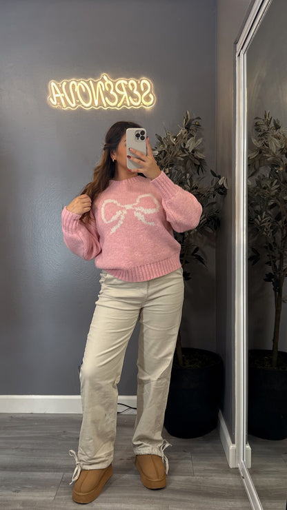 Pink Brit Sweater