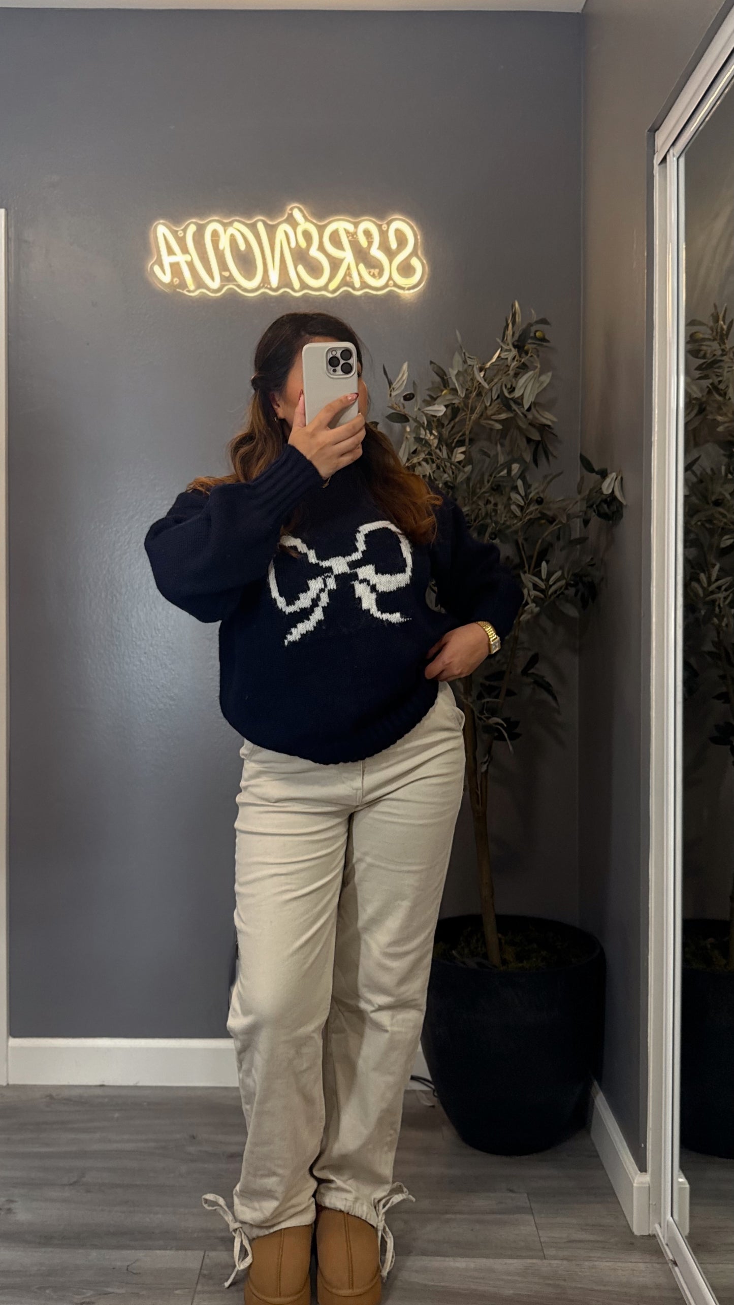 Navy Brit Sweater