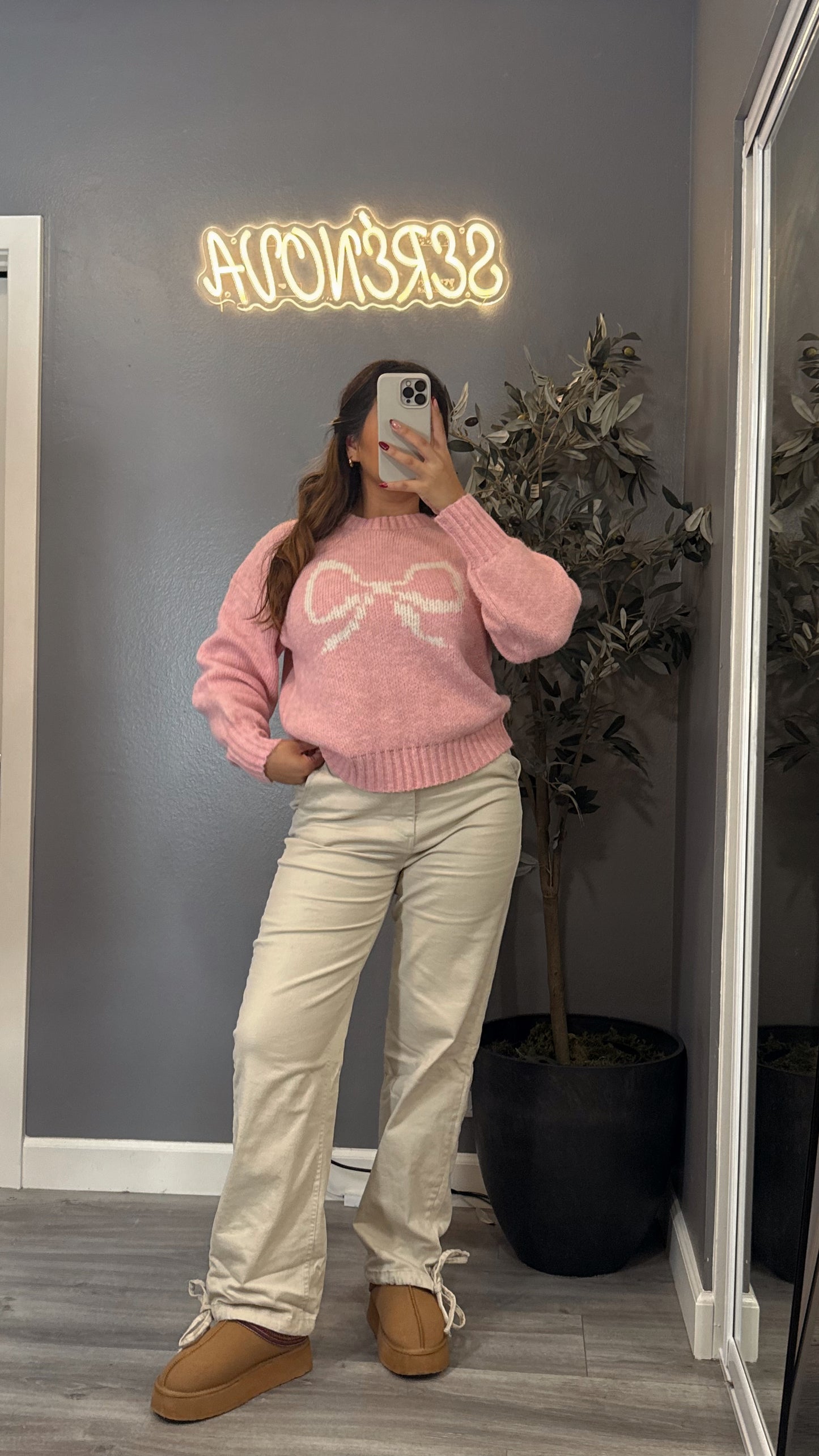 Pink Brit Sweater